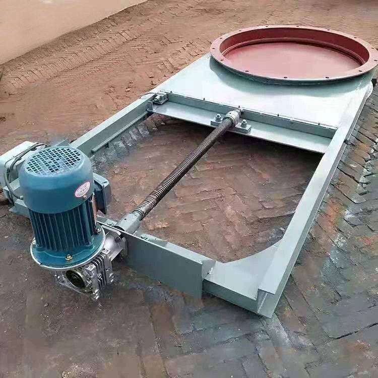 电动螺旋闸板阀 手电一体平板闸阀 过料排污水圆口碳钢手动插板阀