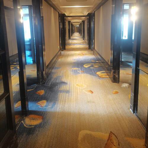 酒店地毯耐脏易打理打理客房走廊全铺商用羊毛地毯整铺阻燃尼龙b1