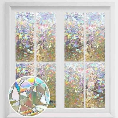 3D Window Privacy Film Windows Glass Sticker Stained Glass W