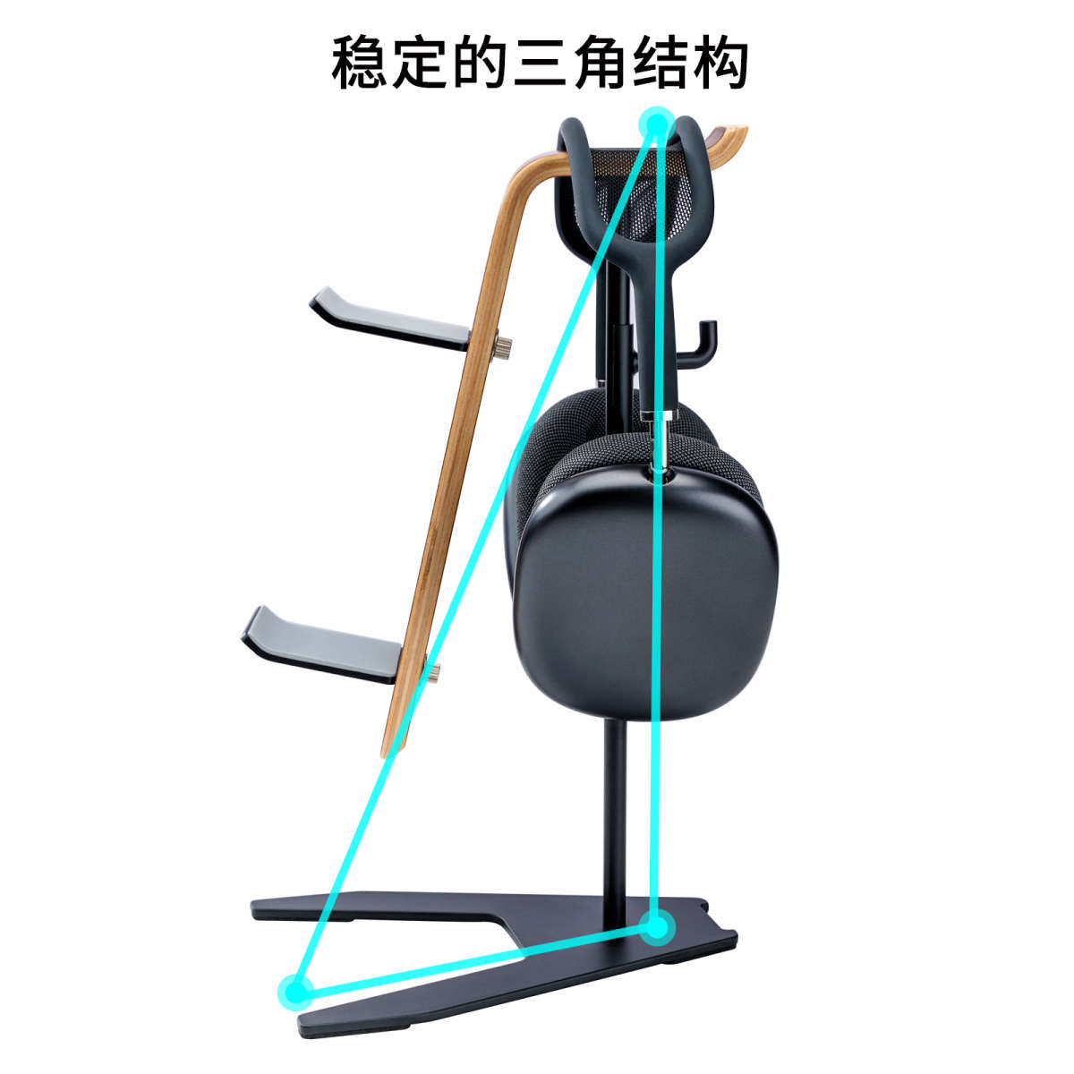 CROSSLINE头戴式耳机支架创意游戏手柄收纳支架AirPodsmax支架Xbo