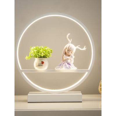 高档ins少台灯送卧室儿童孩台灯女房装饰女公主风闺女生日礼物小