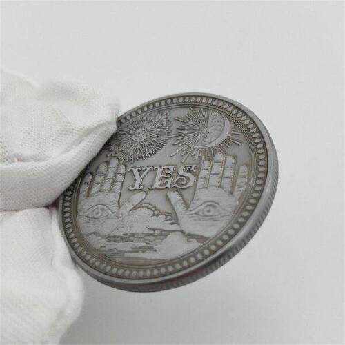 1~10PCS Yes or No Prediction Decision Coin Ouija All-Seeing