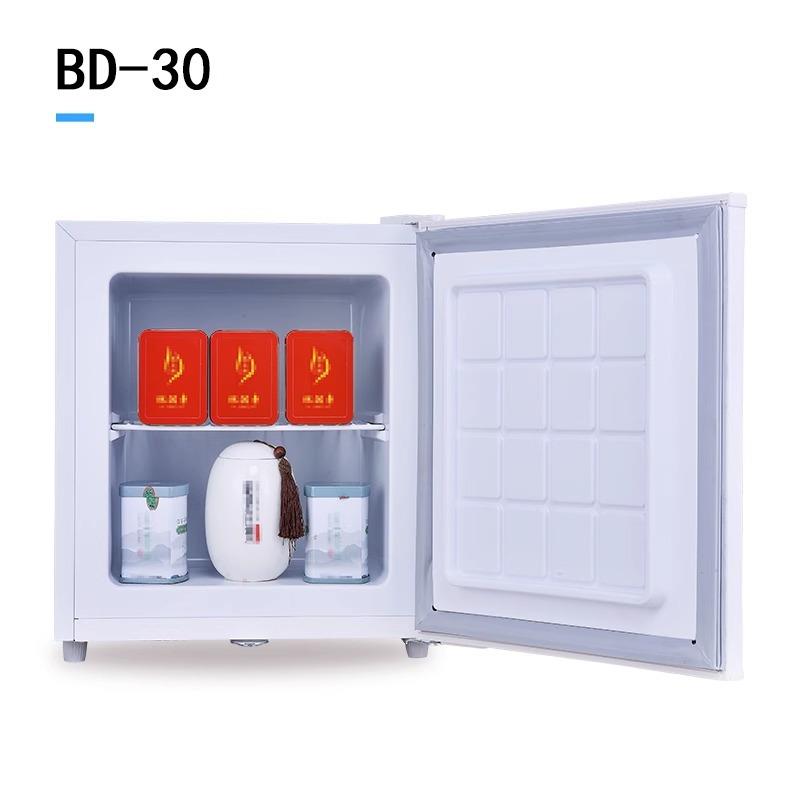 卡蒂抽屉UGU式冷立式速冻冰柜家用尔小门型单全冻母乳冰箱侧开门