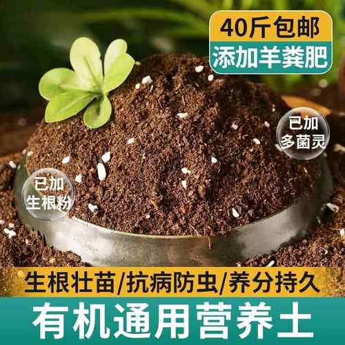 包邮花土通用型种花家用有机营养土盆栽多肉土壤养花种菜种植泥土