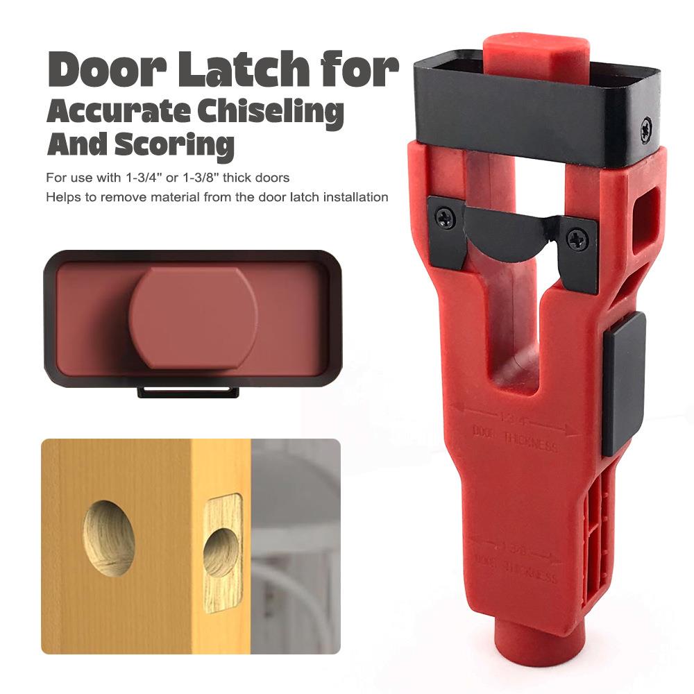 Door Latch Mortise Tool门闩榫槽工具安装套件 木工工具 - 实物图