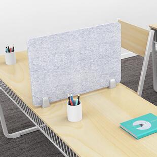 壹巢办公桌屏风挡板桌面工位防飞沫隔断隔离板学生课桌书桌遮挡板