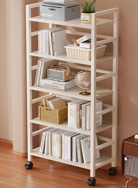 靠书架简家易小型卧室窄缝落用地书OYV柜墙转角置物架收纳分层书