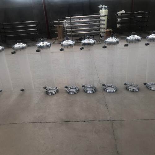 透明有机玻璃阴离子交换器圆筒法兰盘污水处理实验装置中排