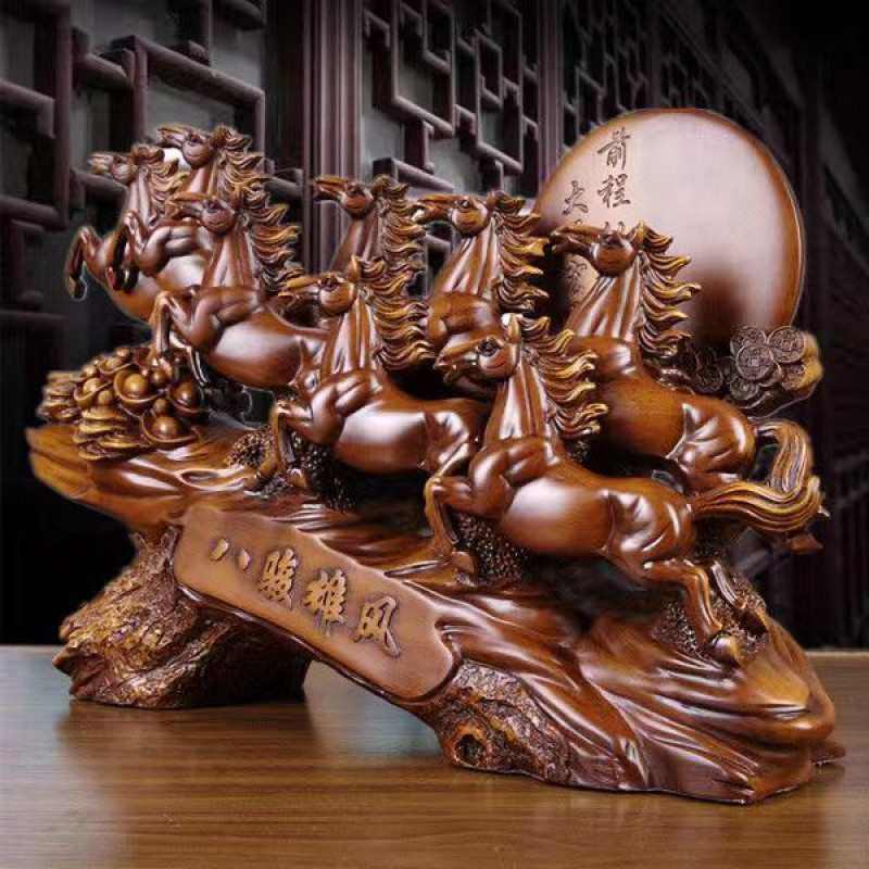 Q2W八骏雄风马摆件工艺品创意家居客厅办公室桌面装饰品开业乔迁,家居饰品,装饰摆件,淘宝优惠券,粉丝福利购,淘宝优惠卷