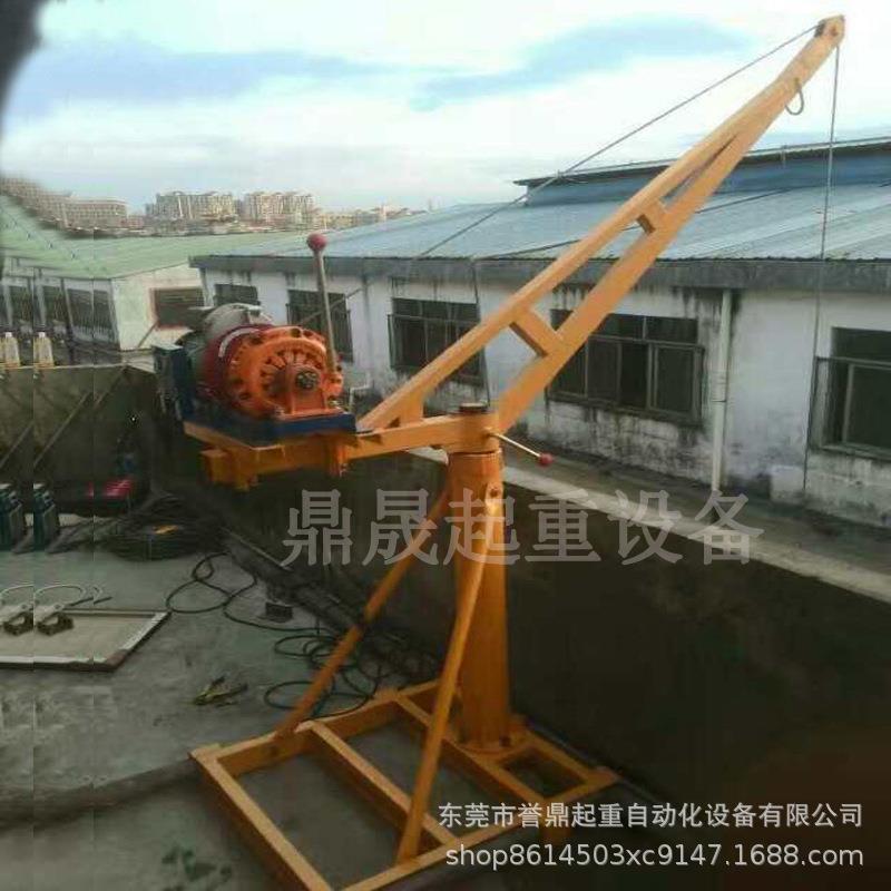 60度旋转室内外吊运机家用小吊机/建筑吊沙吊料多功能提升机架子图片