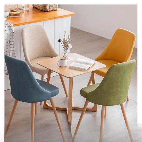 餐椅简家用CVC12现代约书桌椅学习坐餐卧室化妆凳子靠背椅桌久椅