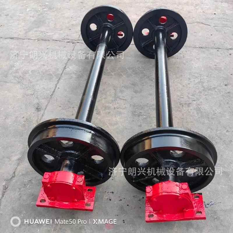 矿车轮对M1.1ECV-6矿用固定车C厢式矿车对铸钢空心轨轮G道轮