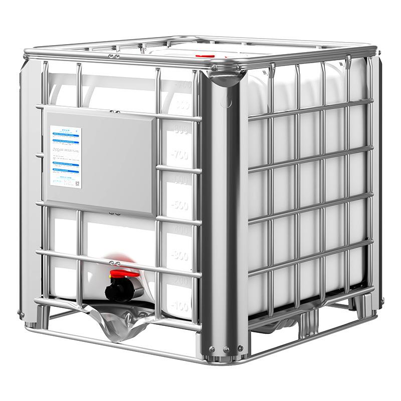 吨桶1000L全新ibc柴油桶方形塑料桶水箱化工桶储水蓄水罐框架吊装