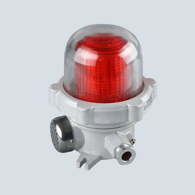 防爆声光报警器BBJ三色LED消防警示灯高分贝220V24v化工厂警报灯
