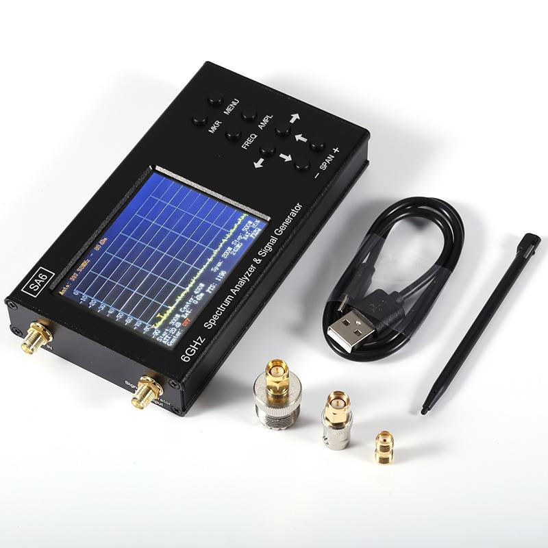 SA6手持频谱分析仪Wi-Fi CDMA实验室35-6200Mhz无线信号6G测试仪