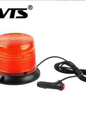 汽车led高亮频闪圆形吸顶灯 大功率车顶灯工程车校车灯黄色警示灯