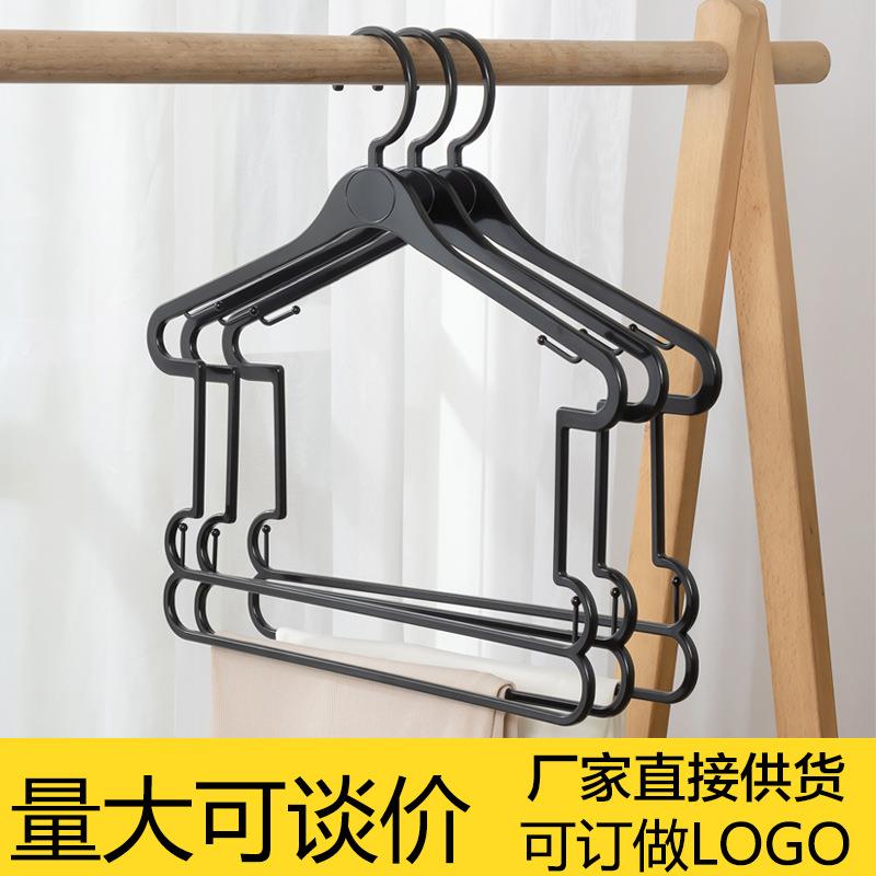 无痕防滑塑料衣撑多功能套装连体衣挂服装店专用衣架套装一体衣架