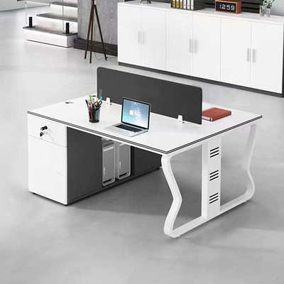 办公桌员工位简约现代办公桌工位桌职员桌椅组合四人位电脑桌椅