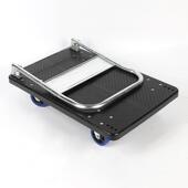 音平流板车 折叠便携搬运塑料手推车车699拉货静音物小推静轮 包邮