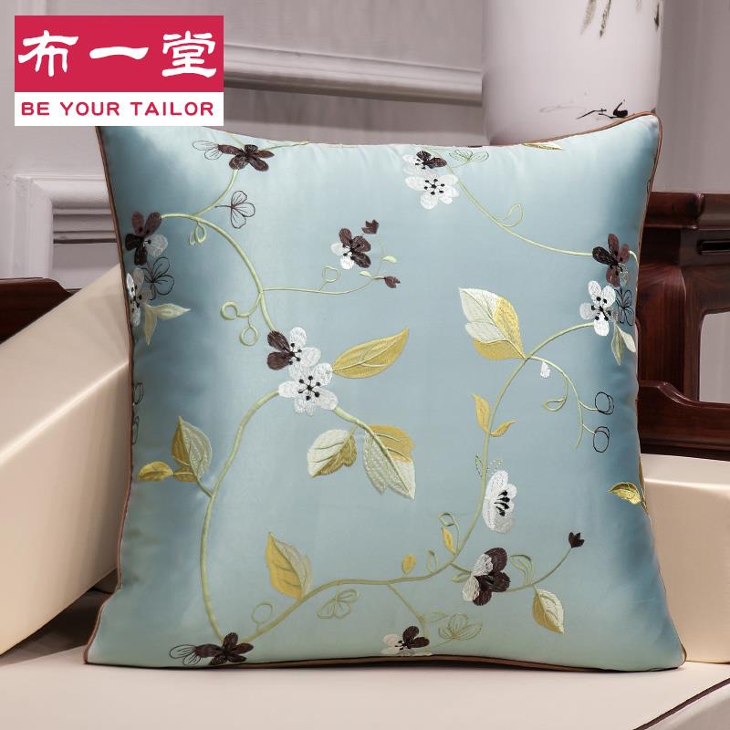 客套厅沙式发抱靠垫中刺绣腰枕11枕91简约现代抱枕不含HYwtsuer芯
