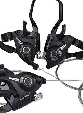 顺安EF51-21-24速连体指拨 7速8速闸把山地车变速手把刹把配件