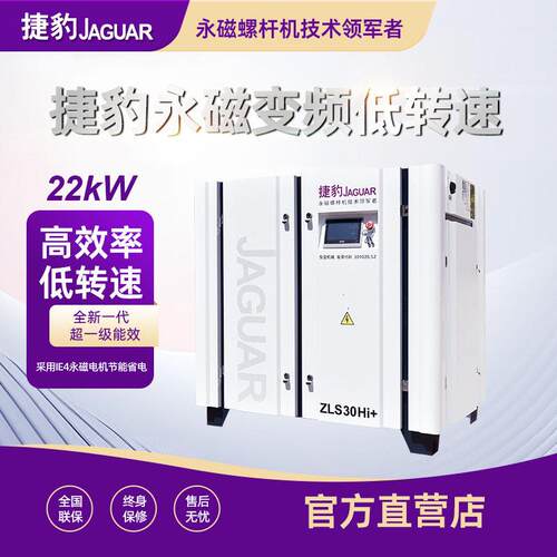 22千瓦永磁变频空压机30匹22kw8公斤捷豹全套空压机