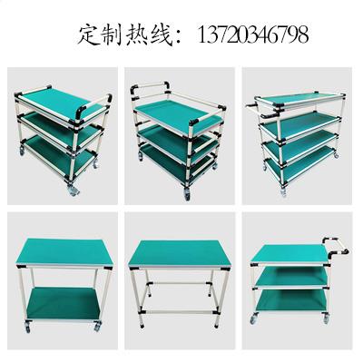 防静电周车物GYO料架车移动分拣车益精管转手间推车工作台流水线