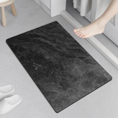 Non-slip Bath Mat Super Absorbent Bathroom Diatomite Mat Bat