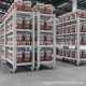 可货架快递多层批发推车物料仓库铁架子移动置架带重型仓储架物轮