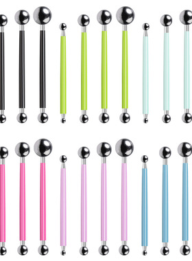 圆球不锈铁4支丸棒 粘土捏塑撵花塑形工具翻糖烘培美术陶泥工具