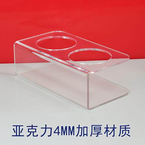 透明压克力展示架水杯饮料矿泉水商用酒店收纳层架置物架陈列架吧