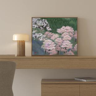 面团儿欧日式卧入室床头装饰画简约温馨挂画北VQE风户玄关柜原木