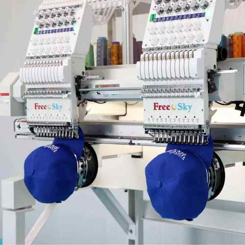 全自动双头帽绣绣花机家用商用高速多针电脑绣花机