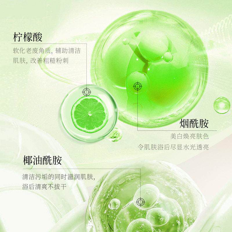 【两瓶价】肌悦之源嫩肤沐浴露烟酰胺亮肤清洁滋润洗澡沐浴液