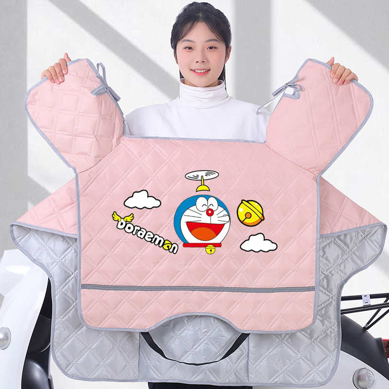 2023新款电动车挡风被薄款遮阳防水春秋女士风挡夏季电瓶车防晒罩