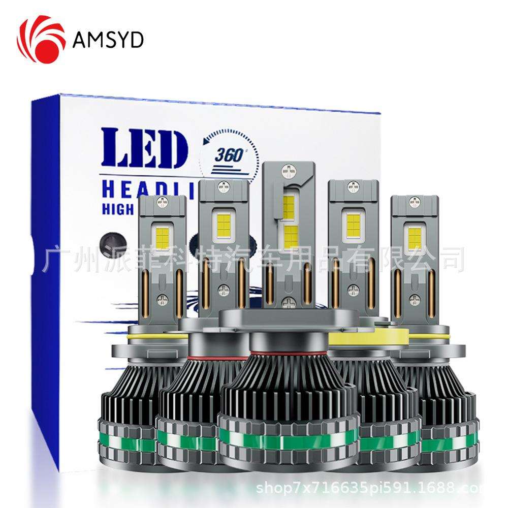 跨境爆款K18 大功率240W汽车led大灯H7 h4 led车灯前照灯工厂直销