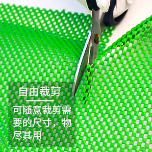 黑色绿色水果蔬菜生鲜堆头货架防滑垫超市水果店pvc发泡网防滑垫