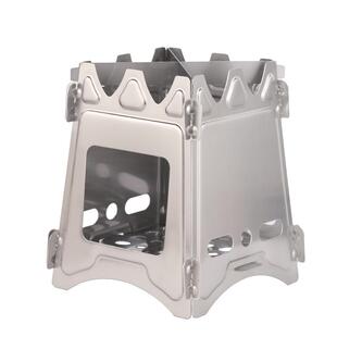 便携卡式炉户外野营炉具 野炊炉轻小便捷多用迷你中号柴火炉子