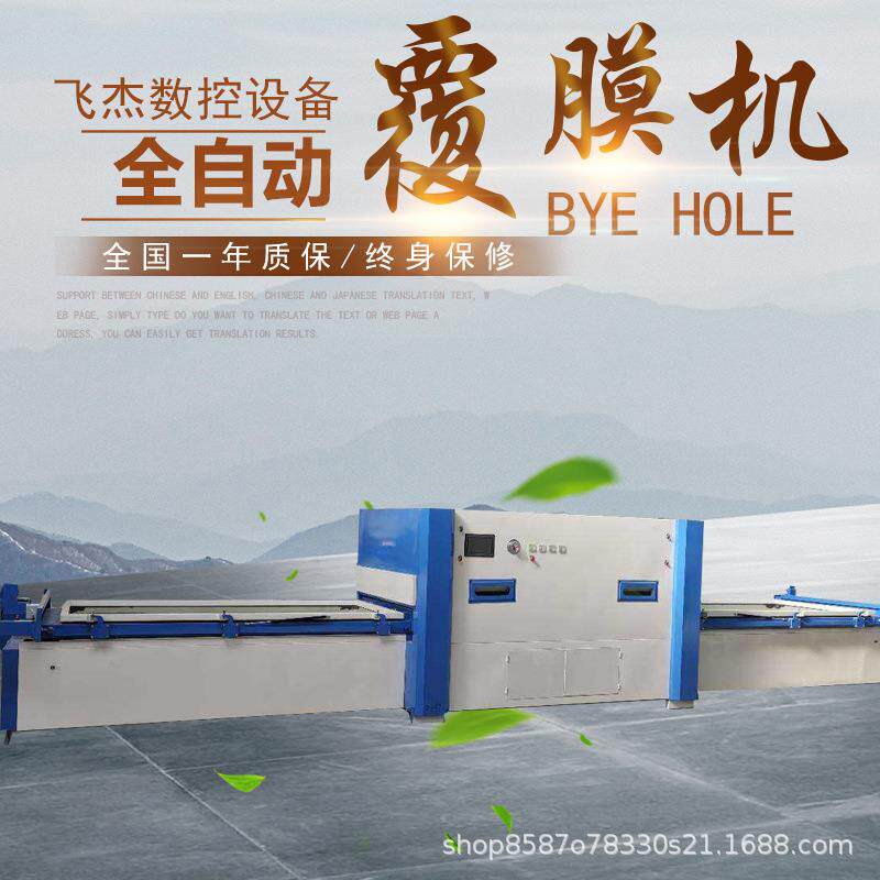 柜门吸塑机覆膜机全自动双工位吸塑机门板覆膜机厂家高效木门