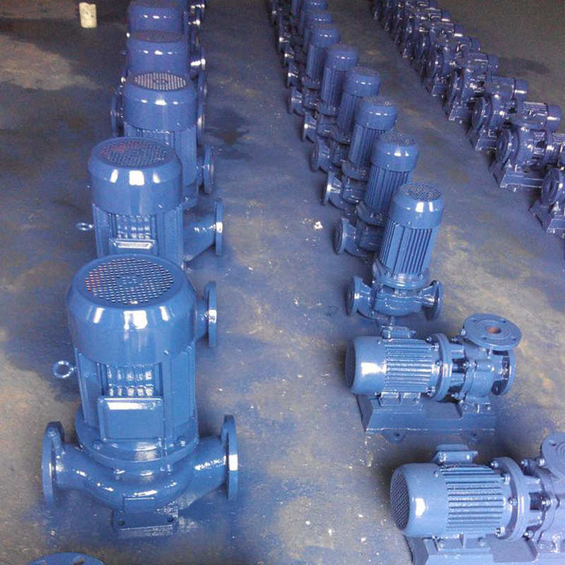 立式管道泵IRG增压泵家用220V地暖热水工业离心泵380V暖气循环泵