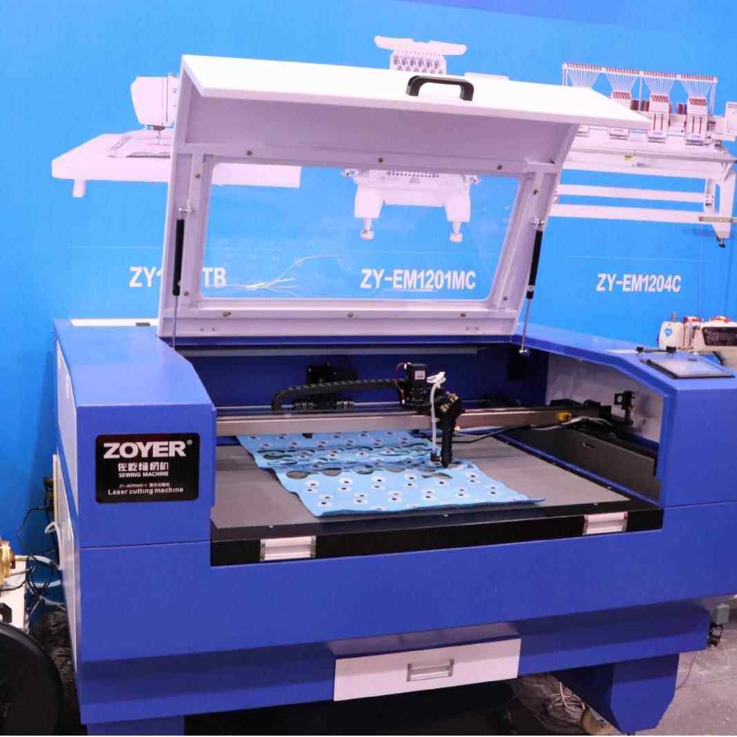 JGC069X-1全自动全景摄像定位激光957切割机0服装布料商标机器