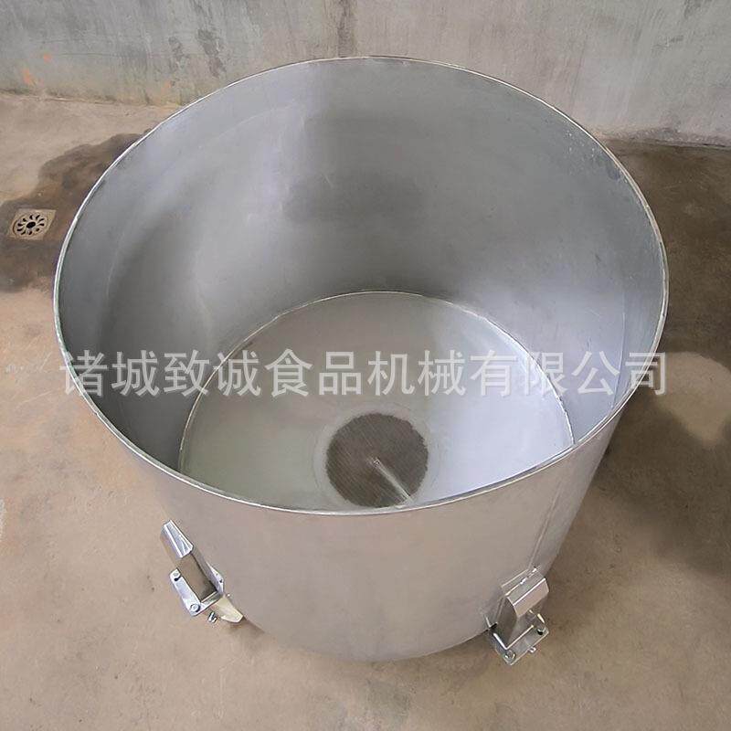 食品厂浸泡桶 载重万向轮敞口大罐子 年糕生产泡米桶大小可做
