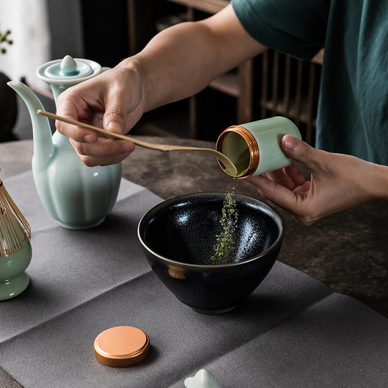 批发宋代点茶器具套装抹茶茶筅点茶粉径建盏全套茶具百本立送茶粉