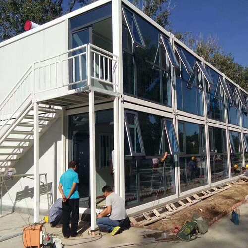 外贸直供打包箱房屋打包箱工程项目移动办公室集装箱