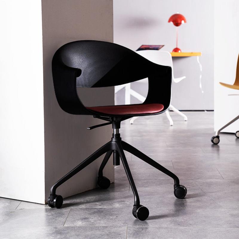 电脑椅设师款简久坐累座椅家用靠约背书桌椅网红舒服计1办公椅不