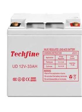 Techfine泰琪丰蓄电池UD12V7A9A12A17A24A38A40A65A100A120AH应急