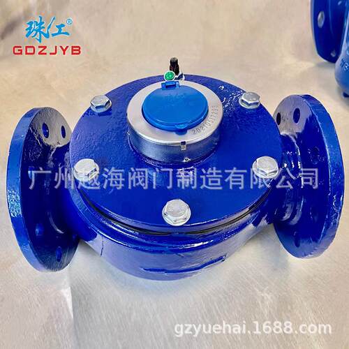 广东水表旋翼式法兰大肚水表工业用南瓜式水表DN80 100 150