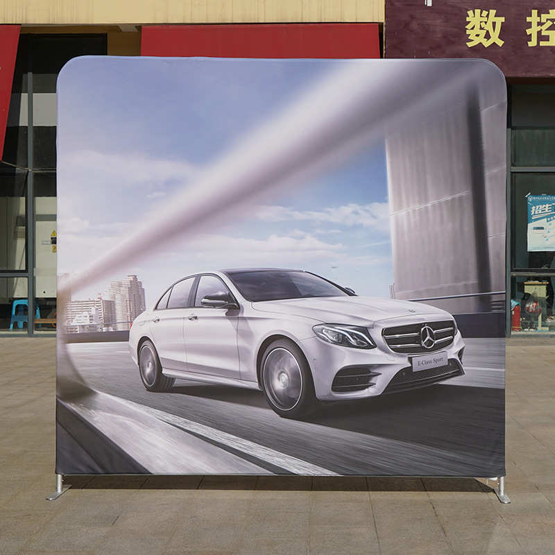 铝合金快幕秀展示架 会议背景活动签名签到墙 画面可设计 尺寸可