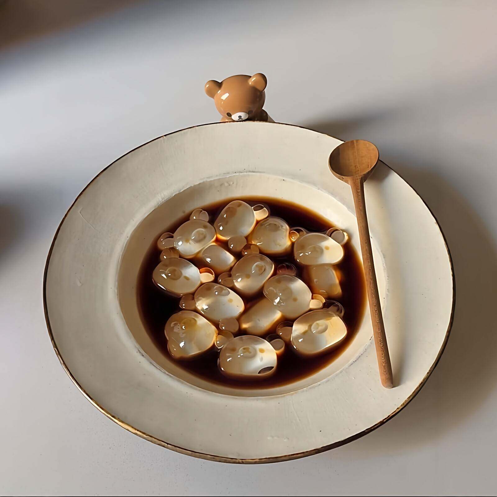 小熊冰块模具卡通食品级果冻雪糕巧克力香皂硅胶模具蛋糕烘焙模具