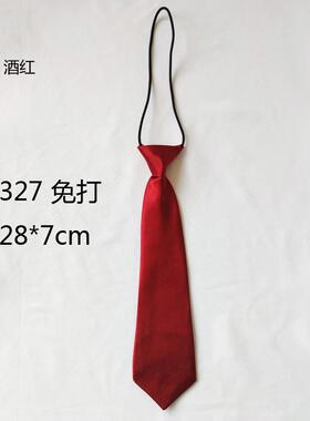 金黄色拉链领带 男正装职业商务结婚 CM金黄色易拉得懒人领带